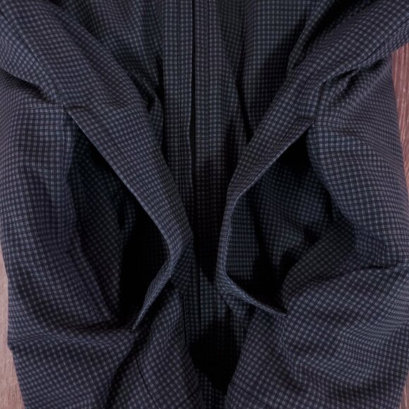 Travis Mathew Golf Vest Mens Size Medium Microplaid Full Zip Gray 1MU365 - Picture 8 of 16